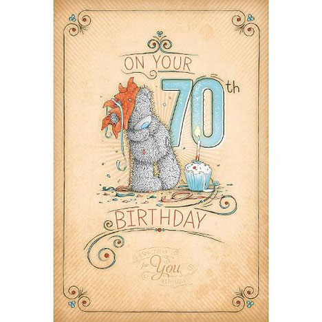 70th Birthday Me to You Bear Birthday Card £2.49